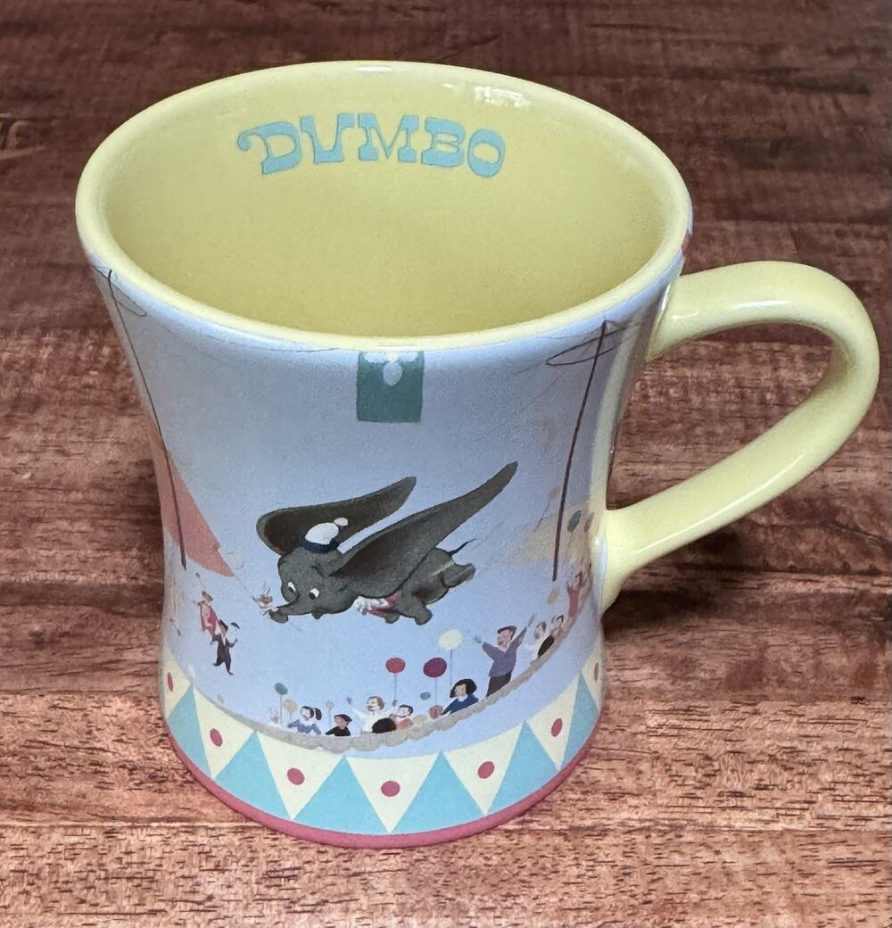 Disney Parks Dumbo Coffee Mug Cup Dumbo's Circus Disneyland